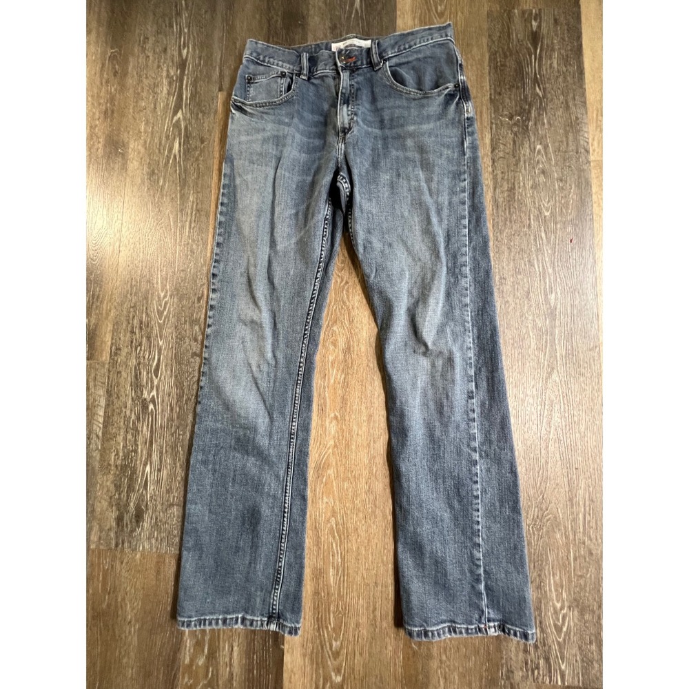 Lee Modern Series L653 Jeans Mens 32x34 Blue Relaxed Fit Bootcut Denim
